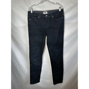 Paige Jeans Womens Skyline Skinny Jeans 31 Dark Wash Denim NWOT Made in USA